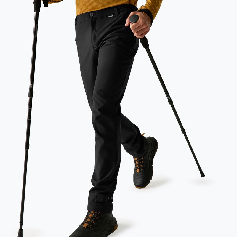 Pánské softshellové kalhoty REGATTA Geo Softshell black 3
