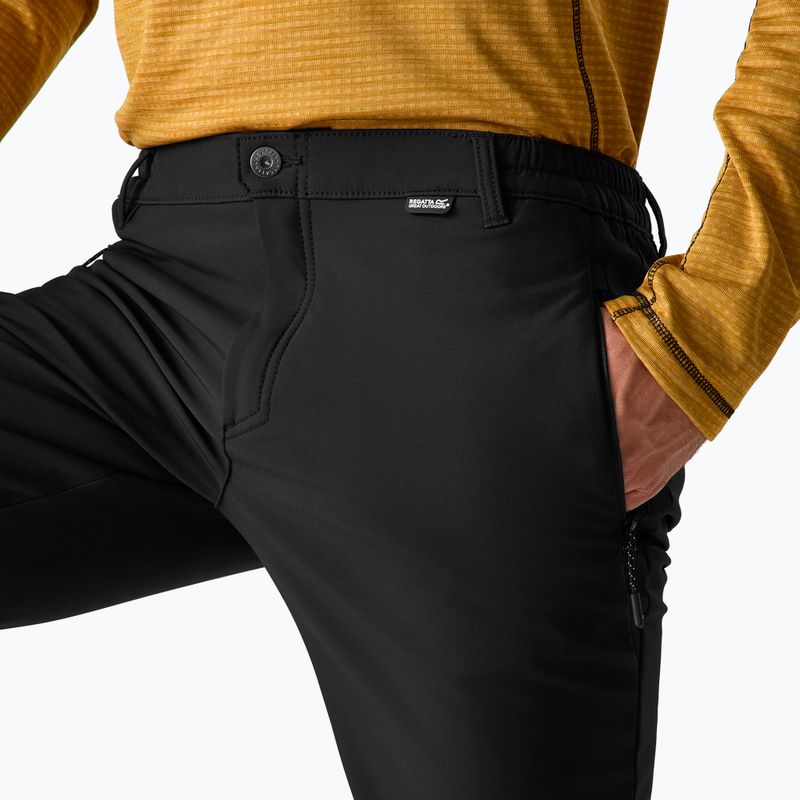 Pánské softshellové kalhoty REGATTA Geo Softshell black 5