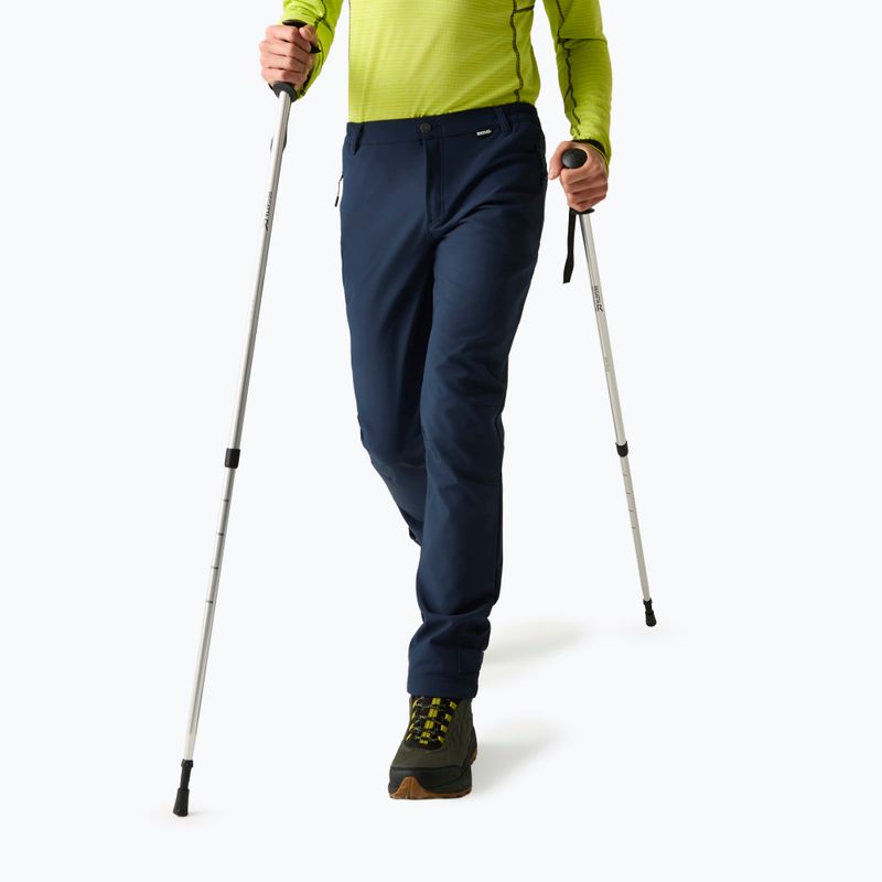 Pánské softshellové kalhoty REGATTA Geo Softshell navy 3