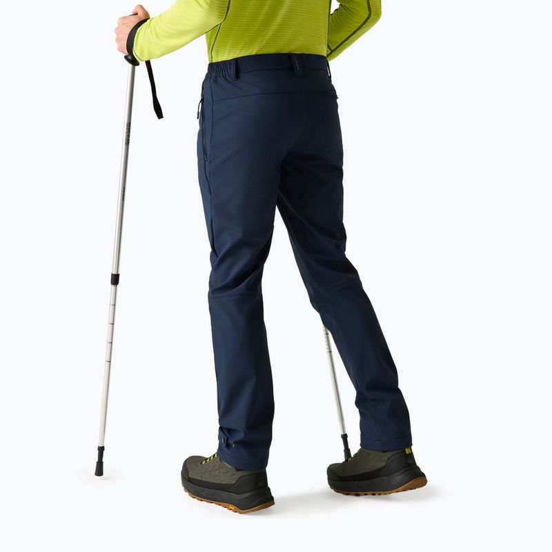 Pánské softshellové kalhoty REGATTA Geo Softshell navy 4