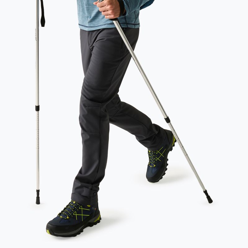 Pánské softshellové kalhoty REGATTA Geo Softshell ash