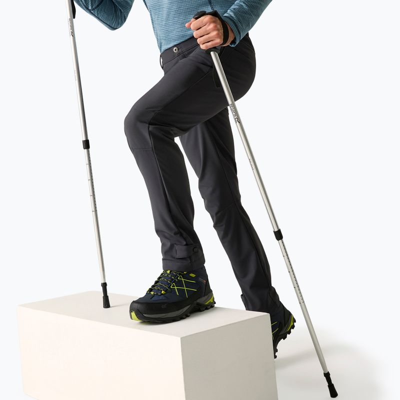 Pánské softshellové kalhoty REGATTA Geo Softshell ash 3
