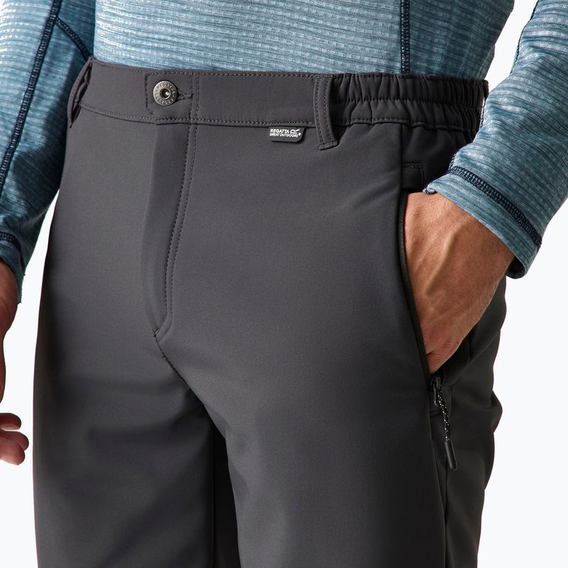 Pánské softshellové kalhoty REGATTA Geo Softshell ash 5