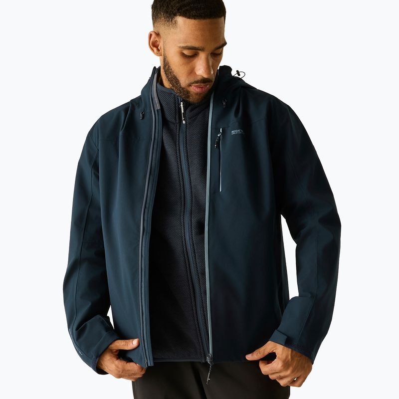 Pánská nepromokavá bunda REGATTA Birchdale II navy/dusky blue 5