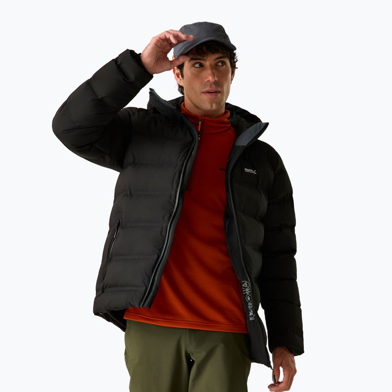 Pánská zateplená bunda REGATTA Altoro Thermal black/black 5