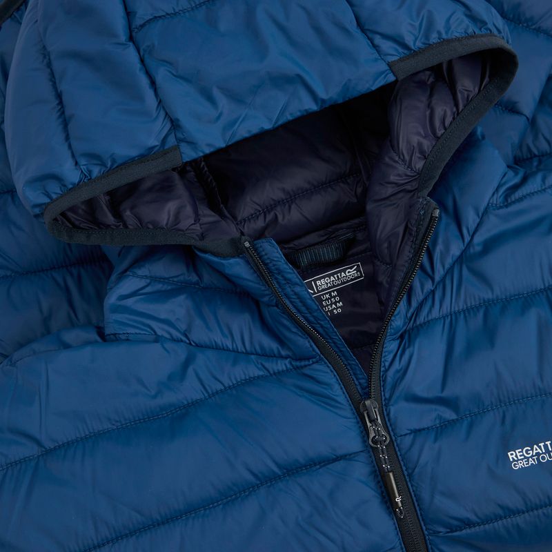Pánská péřová bunda REGATTA Hooded Marizion aviator blue 4