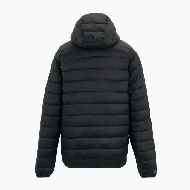 Pánská péřová bunda REGATTA Hooded Marizion black/burnt henna 10