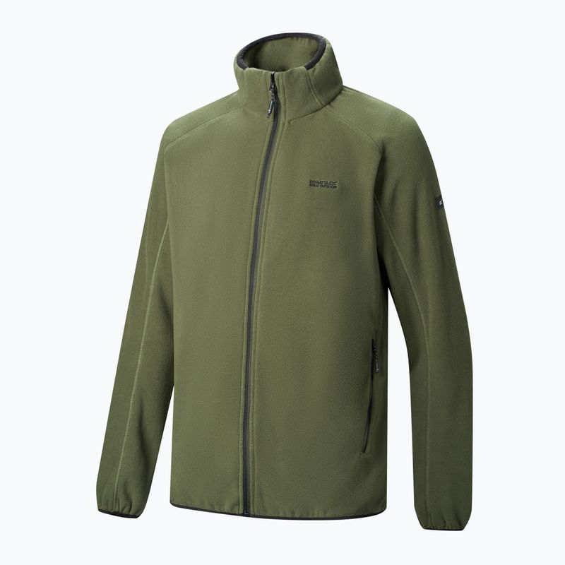Pánská fleecová mikina REGATTA Hadfield dark khaki 9