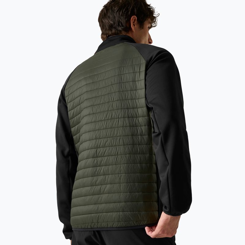 Pánská hybridní bunda REGATTA Clumber Hybrid dark khaki/black/sunset 3