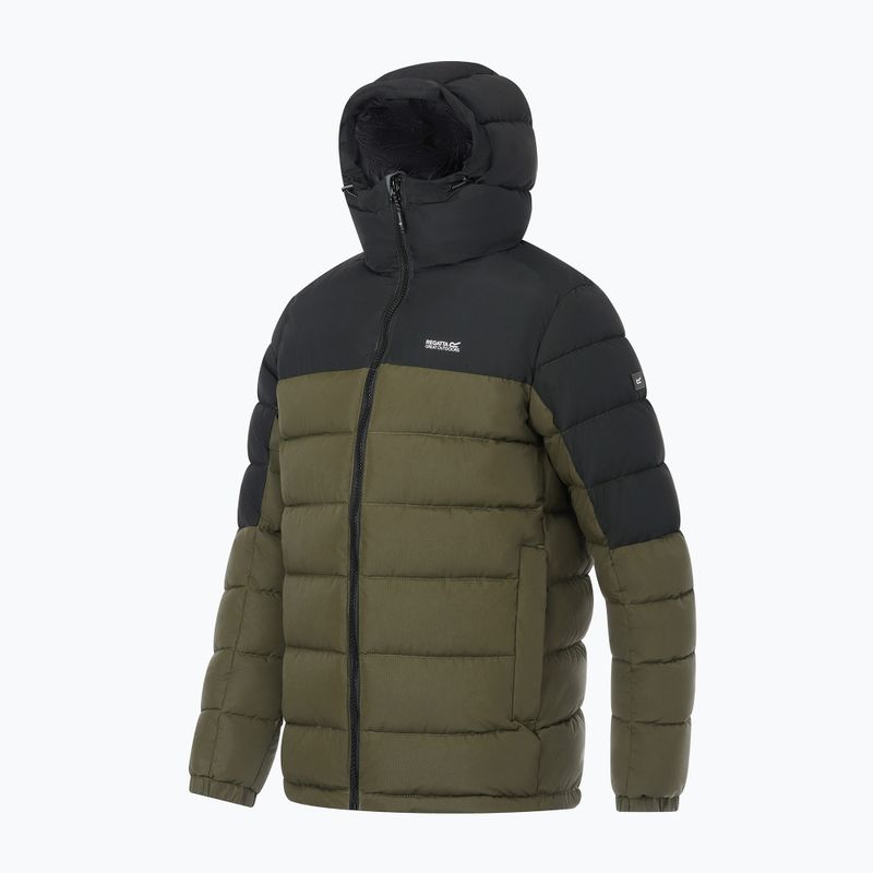 Pánská zateplená bunda REGATTA Aldthron dark khaki/black 10