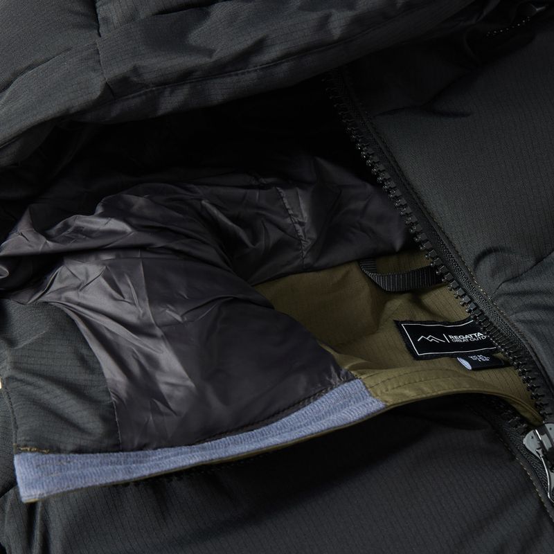 Pánská zateplená bunda REGATTA Aldthron dark khaki/black 11