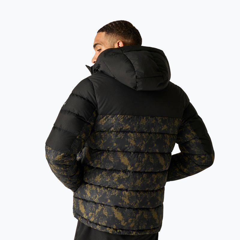 Pánská zateplená bunda REGATTA Aldthron textured print/black 3