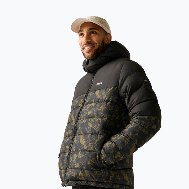 Pánská zateplená bunda REGATTA Aldthron textured print/black 4