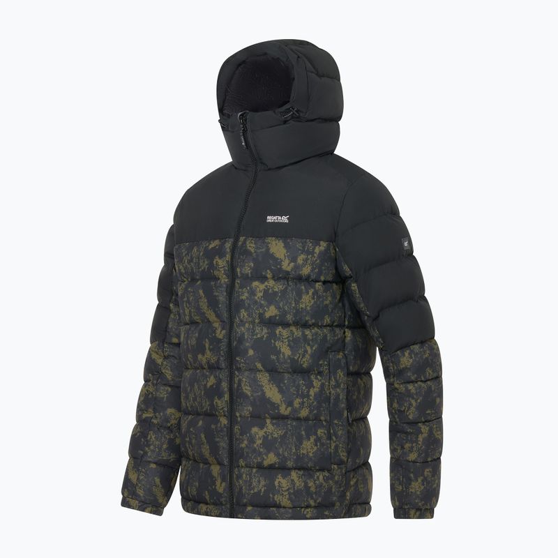Pánská zateplená bunda REGATTA Aldthron textured print/black 10