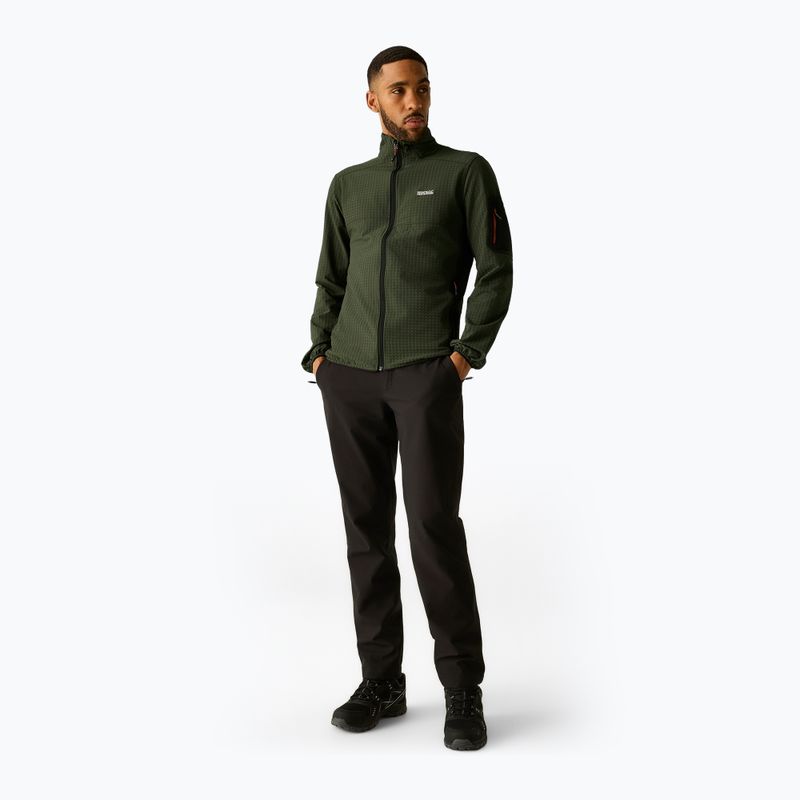 Pánská mikina REGATTA Baslinn dark khaki/black 2