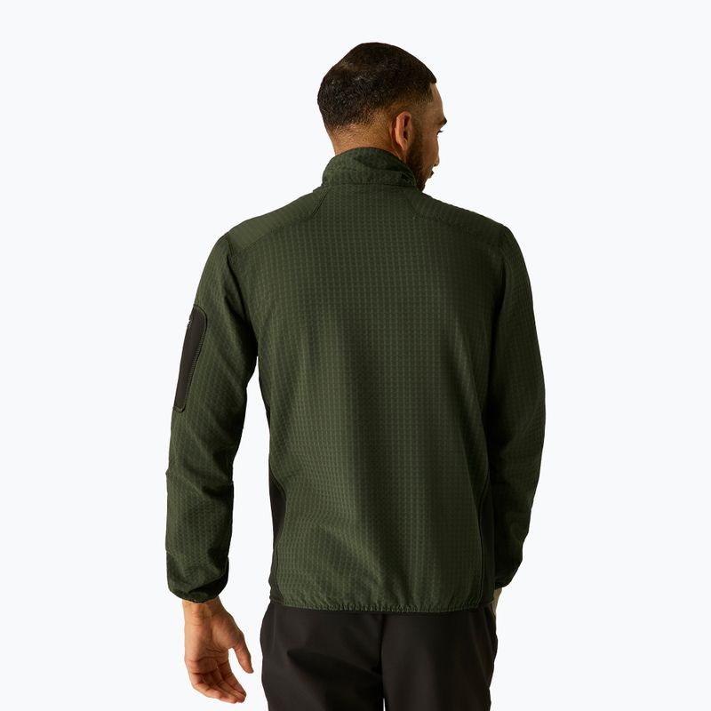 Pánská mikina REGATTA Baslinn dark khaki/black 4