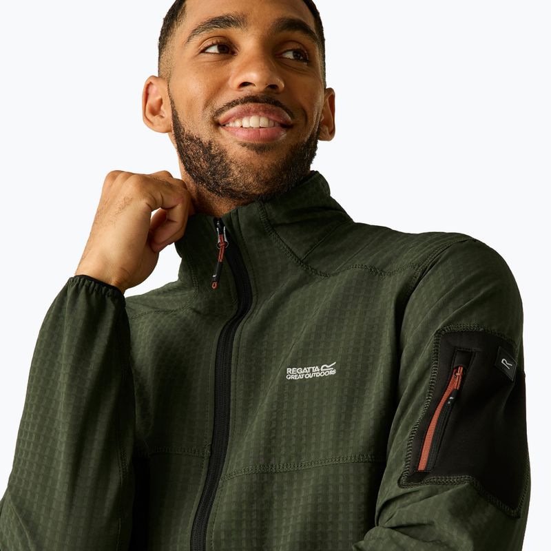 Pánská mikina REGATTA Baslinn dark khaki/black 7