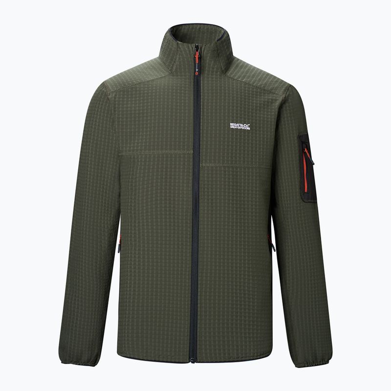Pánská mikina REGATTA Baslinn dark khaki/black 8