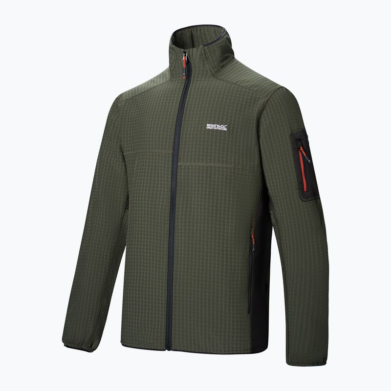Pánská mikina REGATTA Baslinn dark khaki/black 10