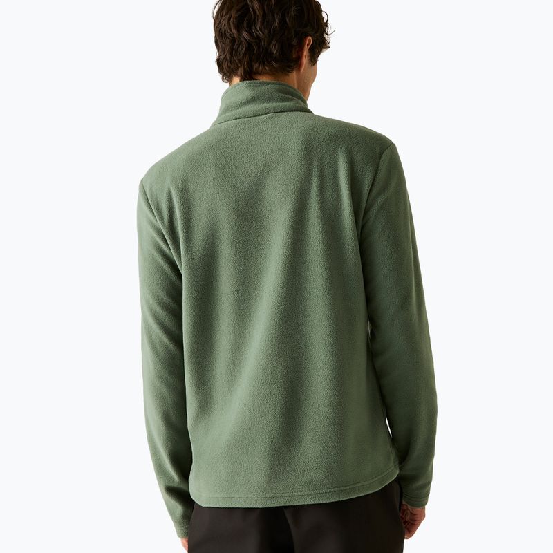 Pánská fleecová mikina Regatta Thompson dark forest green 3