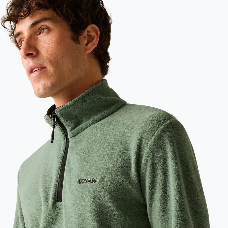 Pánská fleecová mikina Regatta Thompson dark forest green 5