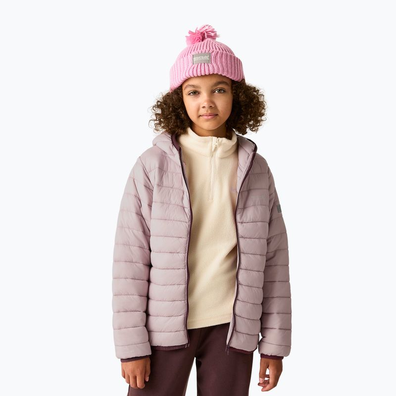 Dětská péřová bunda Regatta Hooded Marizion powder lilac 7