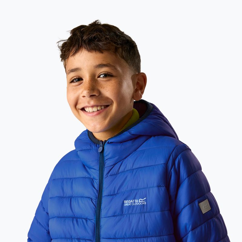 Dětská péřová bunda REGATTA Hooded Marizion olympian blue/aviator blue 5