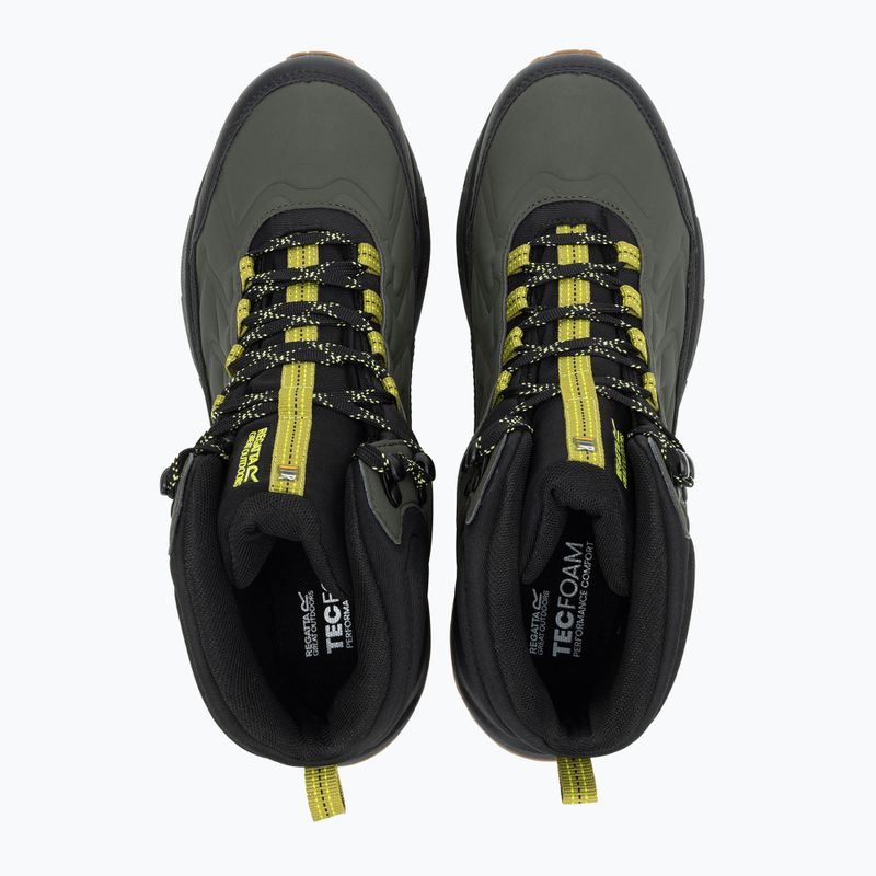 Pánské turistické boty REGATTA Onyx Mid dark khaki cyprus 3