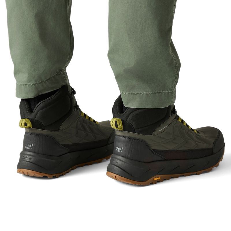 Pánské turistické boty REGATTA Onyx Mid dark khaki cyprus 7