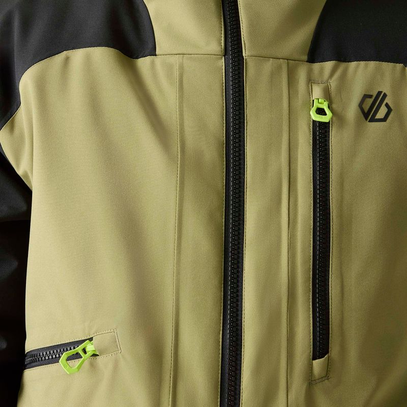 Pánská lyžařská bunda Dare2B Baseplate IV Jacket black/martini olive 6