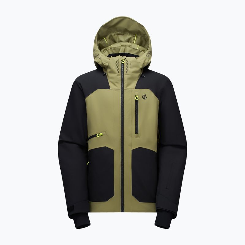 Pánská lyžařská bunda Dare2B Baseplate IV Jacket black/martini olive 10