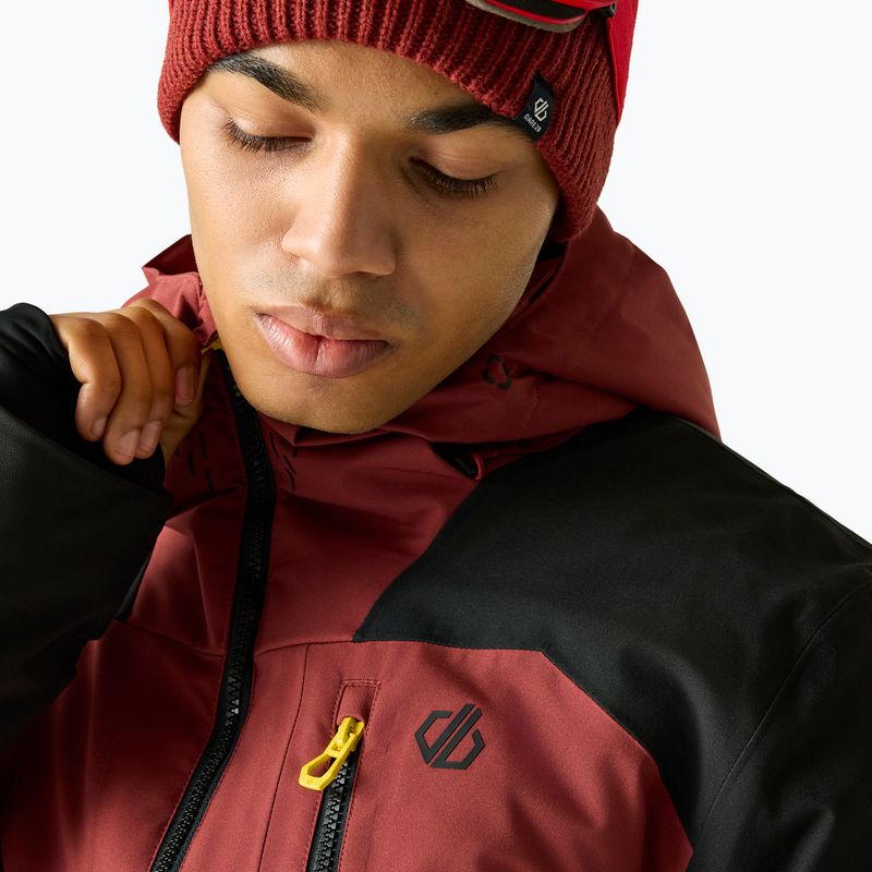 Pánská lyžařská bunda Dare2B Baseplate IV Jacket black/rustic red 4