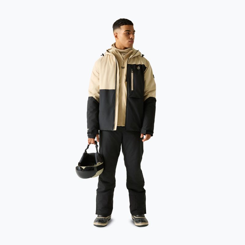 Pánská lyžařská bunda Dare2B Halfpipe IV Jacket white pepper/black 2