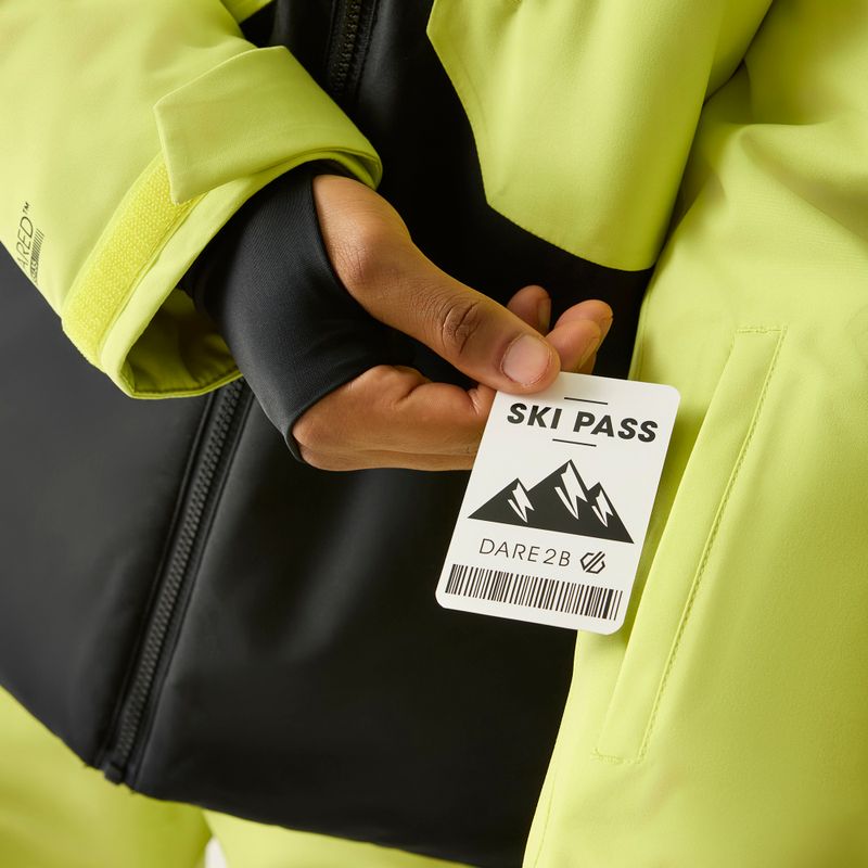 Pánská lyžařská bunda Dare2B Halfpipe IV Jacket mango mint/black 9