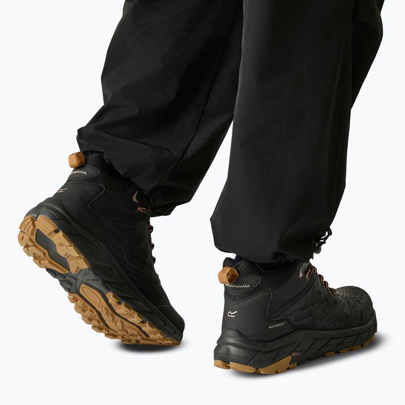 Pánské turistické boty REGATTA Derino Mid Black/Rubber 8