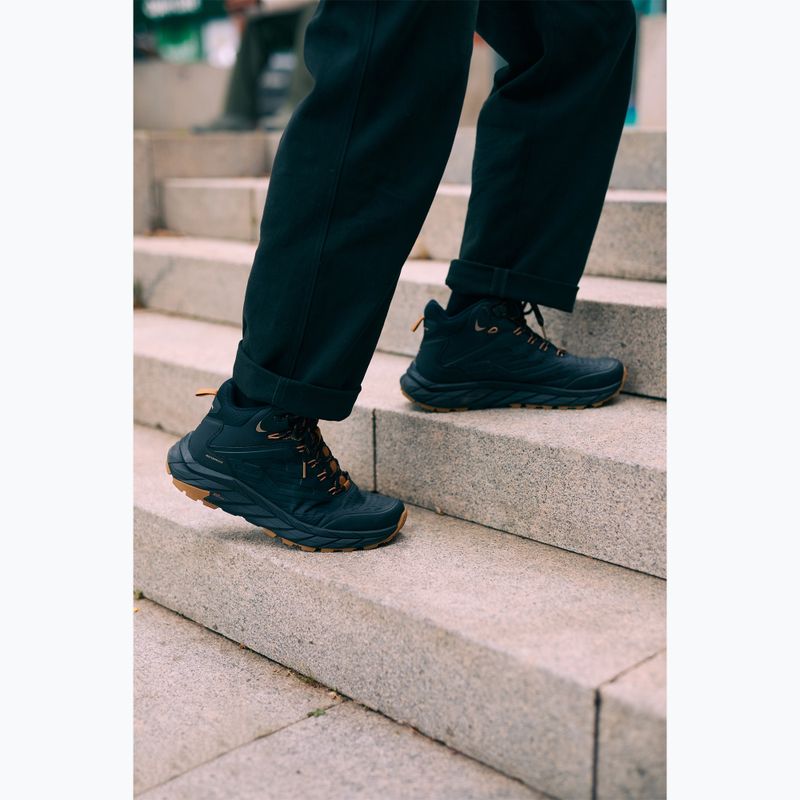 Pánské turistické boty REGATTA Derino Mid Black/Rubber 10