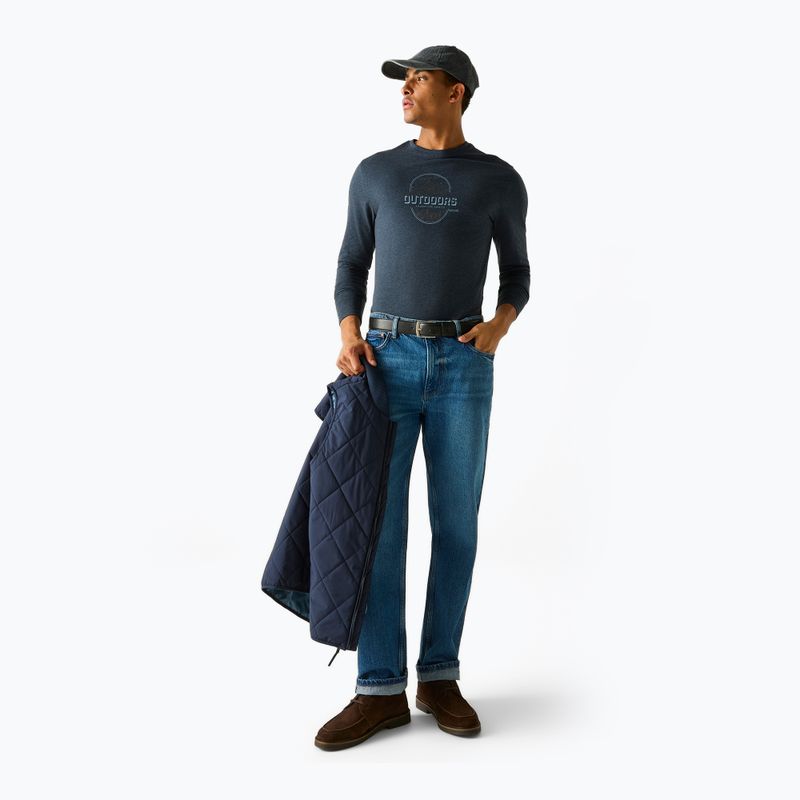 Pánské tričko Longsleeve REGATTA Maylow navy original outdoors 2