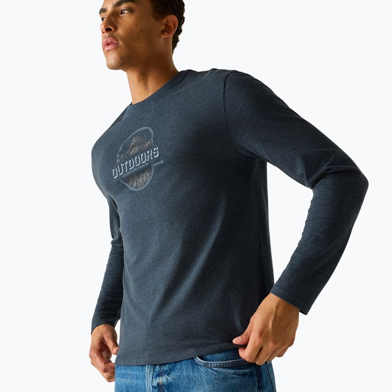 Pánské tričko Longsleeve REGATTA Maylow navy original outdoors 3