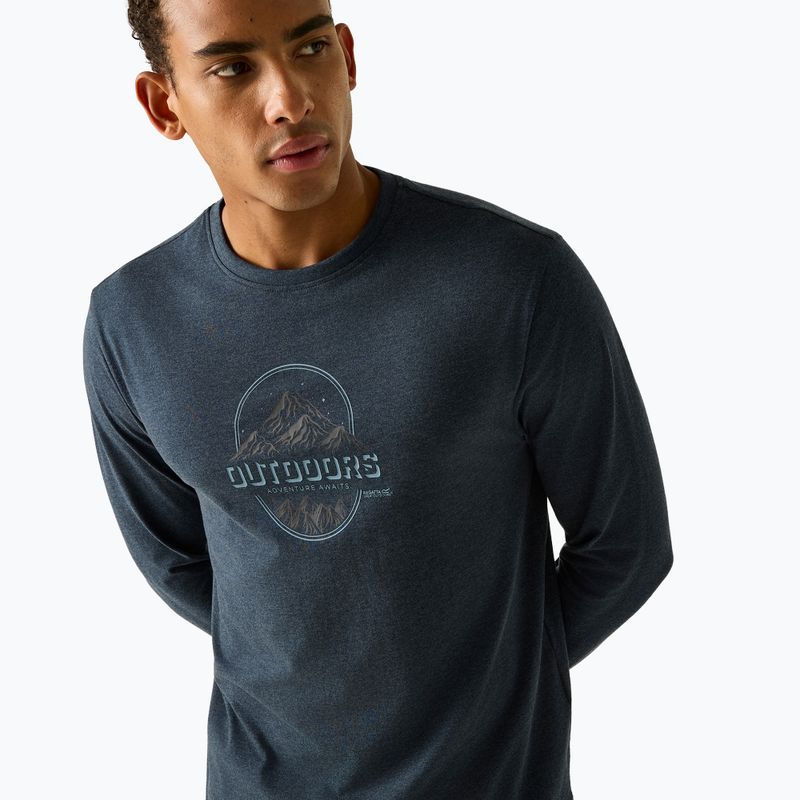 Pánské tričko Longsleeve REGATTA Maylow navy original outdoors 4