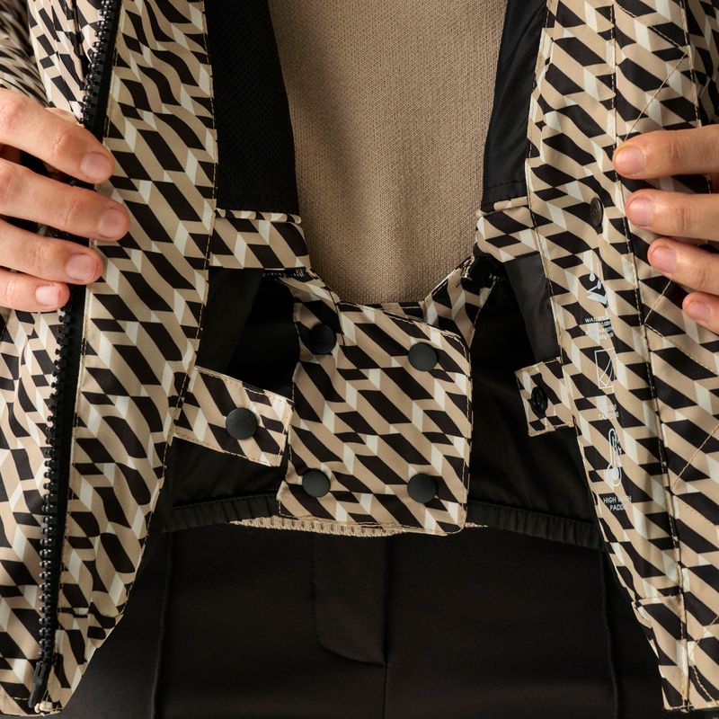 Dámská lyžařská bunda Dare 2b Allure Jacket white pepper geo print 8