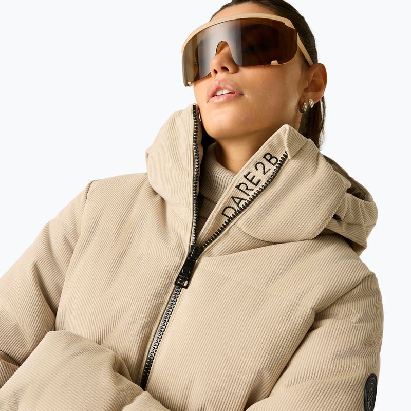 Dámská lyžařská bunda Dare2B Glitz II Jacket white pepper cord 6