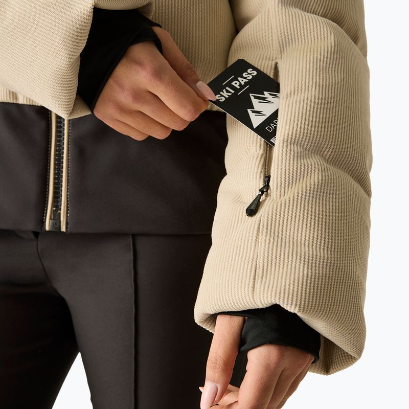 Dámská lyžařská bunda Dare2B Glitz II Jacket white pepper cord 8