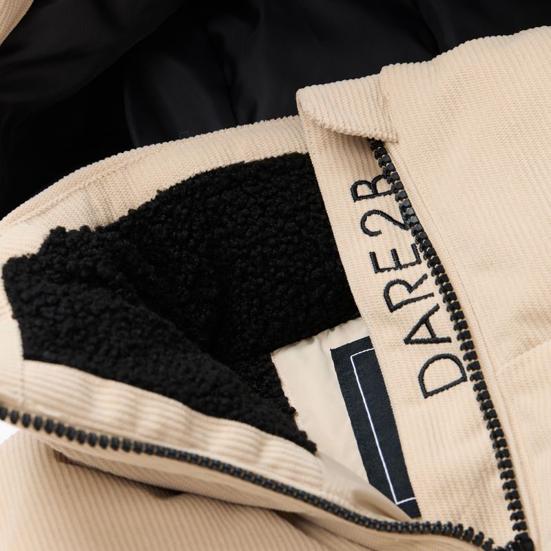 Dámská lyžařská bunda Dare2B Glitz II Jacket white pepper cord 14