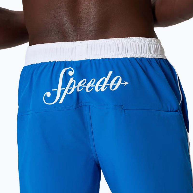 Pánské koupací šortky Speedo Jetstream Retro Logo Volley 16" 8-005082002 Turkish Sea 6