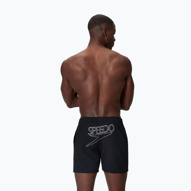 Pánské koupací šortky Speedo Classic Logo Volley 16" anthracite 2