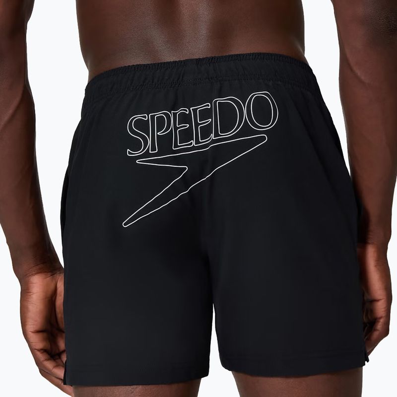 Pánské koupací šortky Speedo Classic Logo Volley 16" anthracite 6