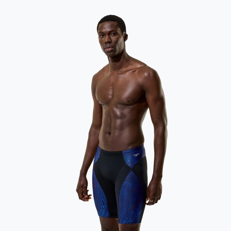Pánské plavecké jammery Speedo Endurance+ Max Compression Jammer black/blue 5