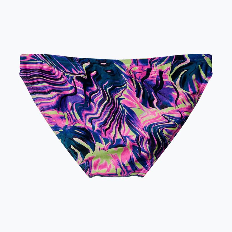 Pánské plavky  Speedo Printed Brief techno jungle/orchid shine 2