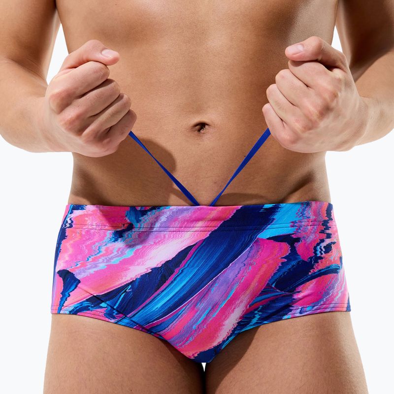 Pánské plavecké boxerky Speedo Printed 13.5 cm Brief brushy glitch/hope 7