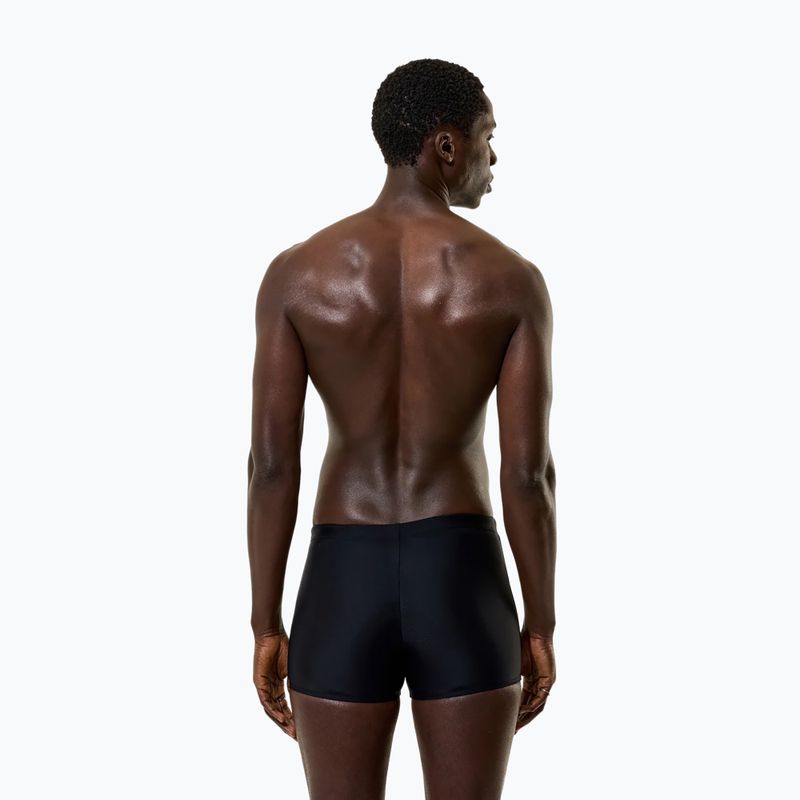 Pánské plavecké boxerky Speedo Medley Logo Aquashort anthracite/hyper teal 4